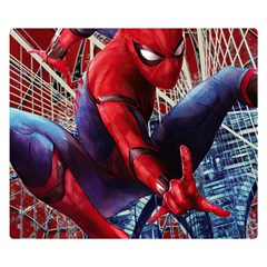 Spider Man - Jonora Kids  Double Sided Flano Blanket (small)  by JonoraRecordsApparel