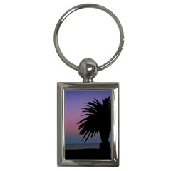 Sunset Coastal Scene, Montevideo Uruguay Key Chain (rectangle) by dflcprintsclothing