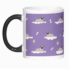 Cheerful Pugs Lie In The Clouds Morph Mugs