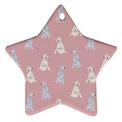 Dalmatians Favorite Dogs Star Ornament (two Sides) by SychEva