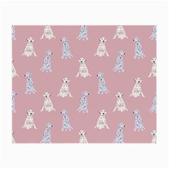 Dalmatians Favorite Dogs Small Glasses Cloth (2 Sides) by SychEva