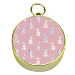 Dalmatians Favorite Dogs Gold Compasses by SychEva