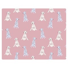 Dalmatians Favorite Dogs Double Sided Flano Blanket (medium)  by SychEva