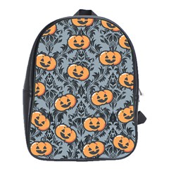 Halloween Jack O Lantern School Bag (xl) by InPlainSightStyle