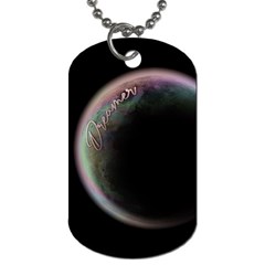 Dreamer Opal Moon Dog Tag (one Sided) by Catofmosttrades