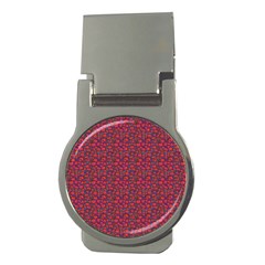 Pink Zoas Print Money Clips (round) 