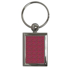 Pink Zoas Print Key Chain (rectangle)