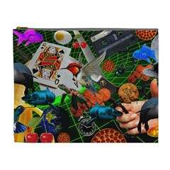 Through Space And Time Cosmetic Bag (xl) by impacteesstreetwearcollage