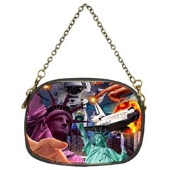 Journey Through Time Nyc Chain Purse (one Side) by impacteesstreetwearcollage