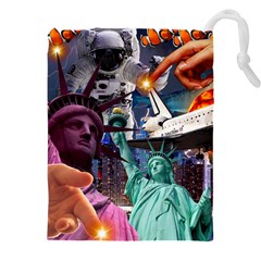 Journey Through Time Nyc Drawstring Pouch (5xl) by impacteesstreetwearcollage