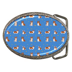 Cute Corgi Dogs Belt Buckles by SychEva