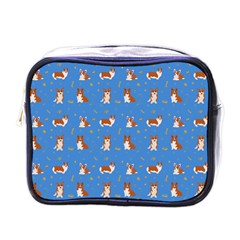 Cute Corgi Dogs Mini Toiletries Bag (one Side) by SychEva