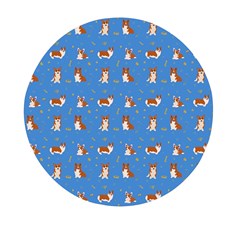 Cute Corgi Dogs Mini Round Pill Box (pack Of 5) by SychEva