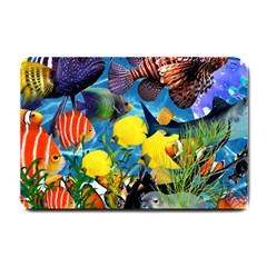 Ocean Deep Cropped Small Doormat  by impacteesstreetwearcollage