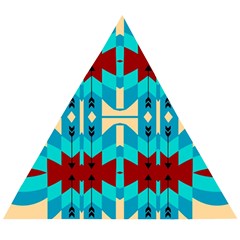 Shapes Rows Wooden Puzzle Triangle by LalyLauraFLM