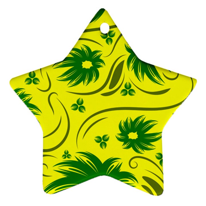 Folk flowers pattern  Ornament (Star)