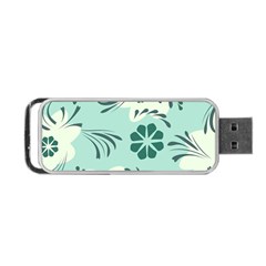 Folk Flowers Pattern  Portable Usb Flash (one Side) by Eskimos