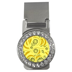 Folk Flowers Pattern  Money Clips (cz)  by Eskimos