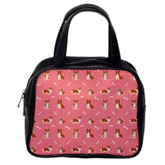 Cute Corgi Dogs Classic Handbag (One Side)