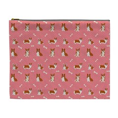 Cute Corgi Dogs Cosmetic Bag (xl)