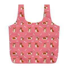 Cute Corgi Dogs Full Print Recycle Bag (L)