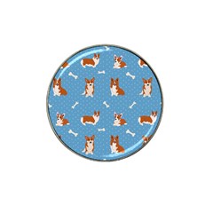 Cute Corgi Dogs Hat Clip Ball Marker (4 Pack) by SychEva