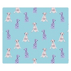 Dalmatians Are Cute Dogs Double Sided Flano Blanket (small)  by SychEva