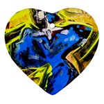 Blue Bird-1-1 Ornament (Heart) Front