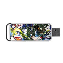 Snow In A City-1-1 Portable Usb Flash (two Sides) by bestdesignintheworld