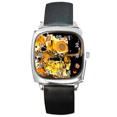 Before The Easter-1-4 Square Metal Watch