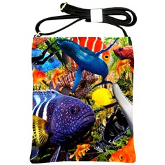 The Life Aquatic Shoulder Sling Bag by impacteesstreetwearcollage