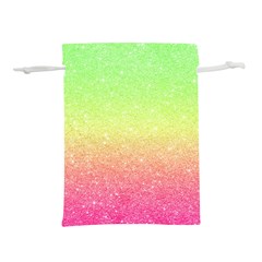 Ombre Glitter  Lightweight Drawstring Pouch (s) by Colorfulart23