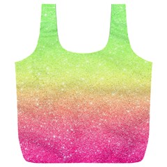 Ombre Glitter  Full Print Recycle Bag (xxxl) by Colorfulart23