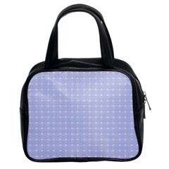 Lighblu Plaid Small Classic Handbag (two Sides)