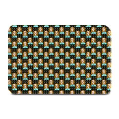 Girl Black Plate Mats