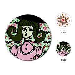 Wicked Witch Wall Playing Cards Single Design (round) by snowwhitegirl