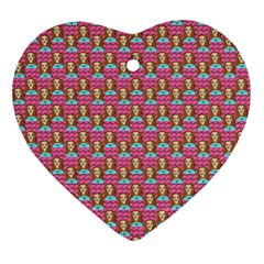 Girl Pink Ornament (Heart)