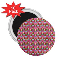Girl Pink 2.25  Magnets (10 pack) 