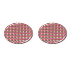 Girl Pink Cufflinks (Oval)