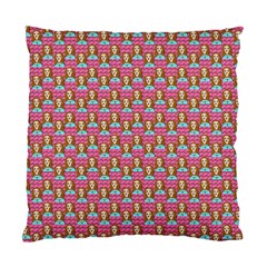 Girl Pink Standard Cushion Case (one Side) by snowwhitegirl