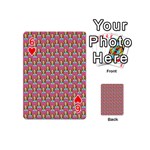 Girl Pink Playing Cards 54 Designs (Mini) Front - Heart6