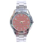 Girl Pink Stainless Steel Analogue Watch Front