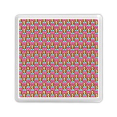 Girl Pink Memory Card Reader (Square)