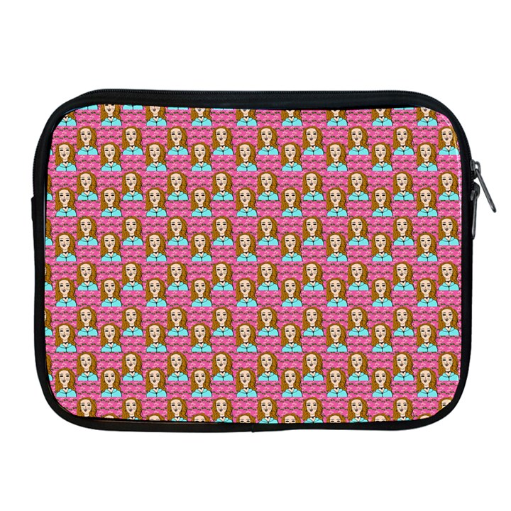Girl Pink Apple iPad 2/3/4 Zipper Cases