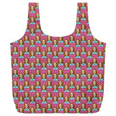 Girl Pink Full Print Recycle Bag (XL)
