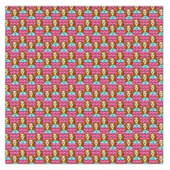 Girl Pink Large Satin Scarf (square) by snowwhitegirl