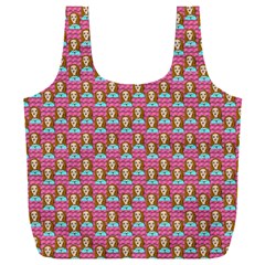 Girl Pink Full Print Recycle Bag (XXL)