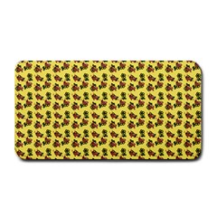 Cute Deer Pattern Yellow Medium Bar Mats by snowwhitegirl