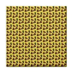 Cute Deer Pattern Yellow Face Towel