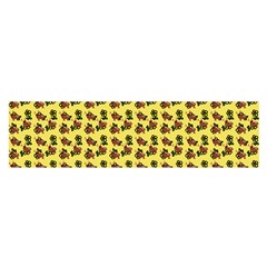 Cute Deer Pattern Yellow Satin Scarf (oblong) by snowwhitegirl